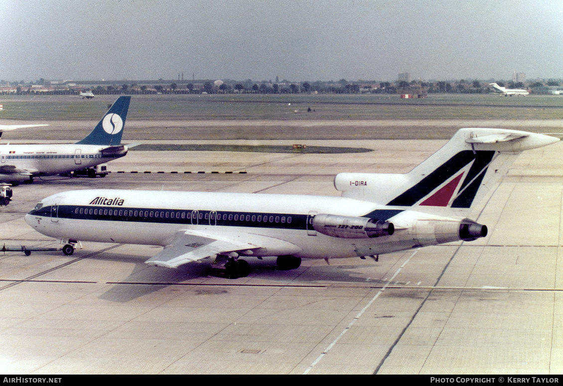 Aircraft Photo of I-DIRA | Boeing 727-243/Adv | Alitalia | AirHistory.net #626110