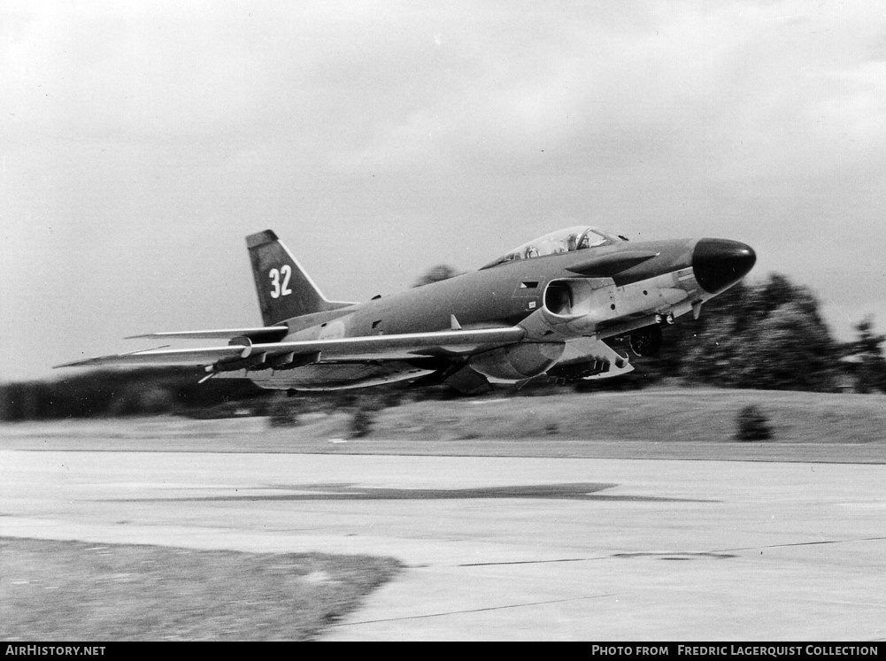 Aircraft Photo of 32932 | Saab S 32C Lansen | Sweden - Air Force | AirHistory.net #626162