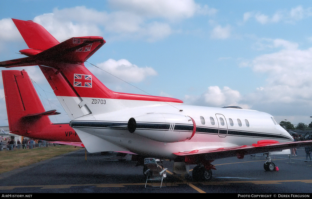 Aircraft Photo of ZD703 | British Aerospace HS-125 CC3 (HS-125-700B) | UK - Air Force | AirHistory.net #626164