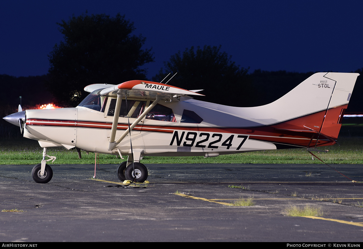 Aircraft Photo of N92247 | Maule MXT-7-180 | AirHistory.net #626233