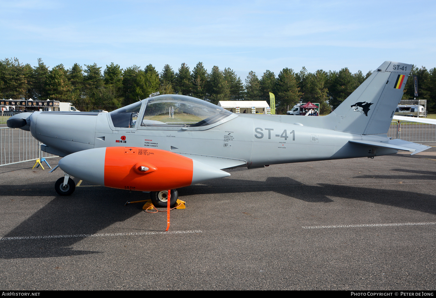 Aircraft Photo of ST-41 | SIAI-Marchetti SF-260D | Belgium - Air Force | AirHistory.net #626235