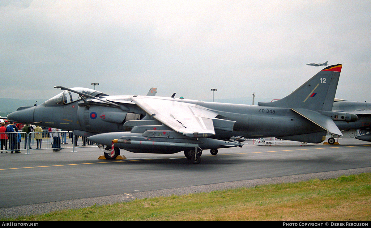 Aircraft Photo of ZD345 | British Aerospace Harrier GR7 | UK - Air Force | AirHistory.net #626259