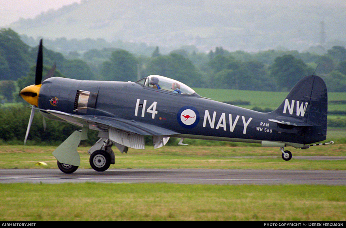 Aircraft Photo of G-EEMV / WH588 | Hawker Sea Fury FB11 | Australia - Navy | AirHistory.net #626260