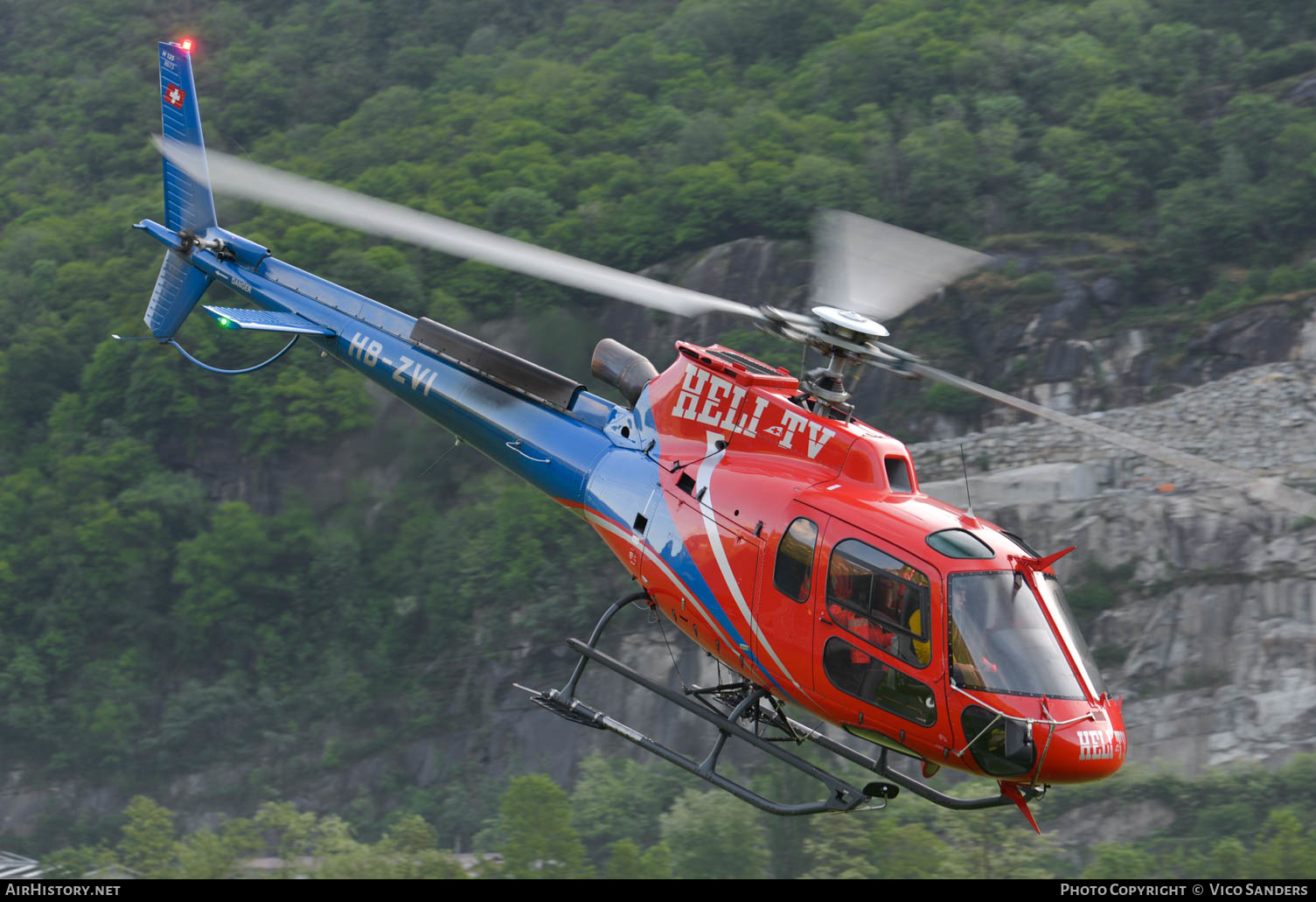 Aircraft Photo of HB-ZVI | Airbus Helicopters H-125 | Heli-TV | AirHistory.net #626283