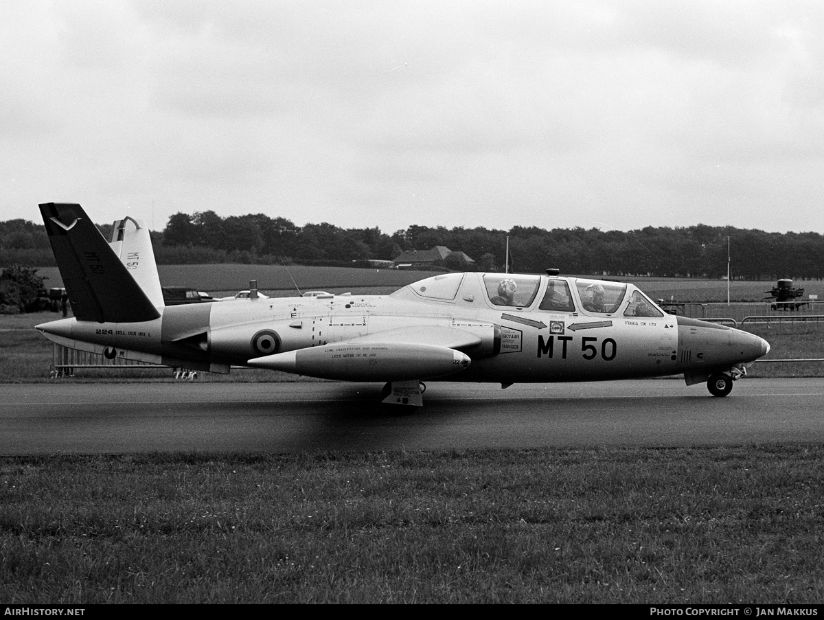 Aircraft Photo of MT50 | Fouga CM-170 Magister | Belgium - Air Force | AirHistory.net #626320