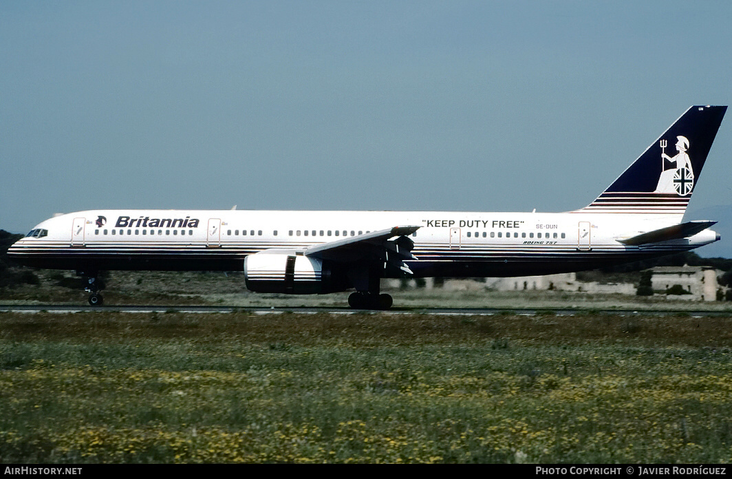 Aircraft Photo of SE-DUN | Boeing 757-225 | Britannia Nordic | AirHistory.net #626333