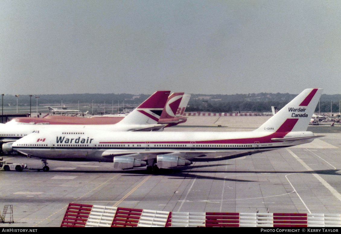 Aircraft Photo of C-GXRA | Boeing 747-211B | Wardair Canada | AirHistory.net #626348