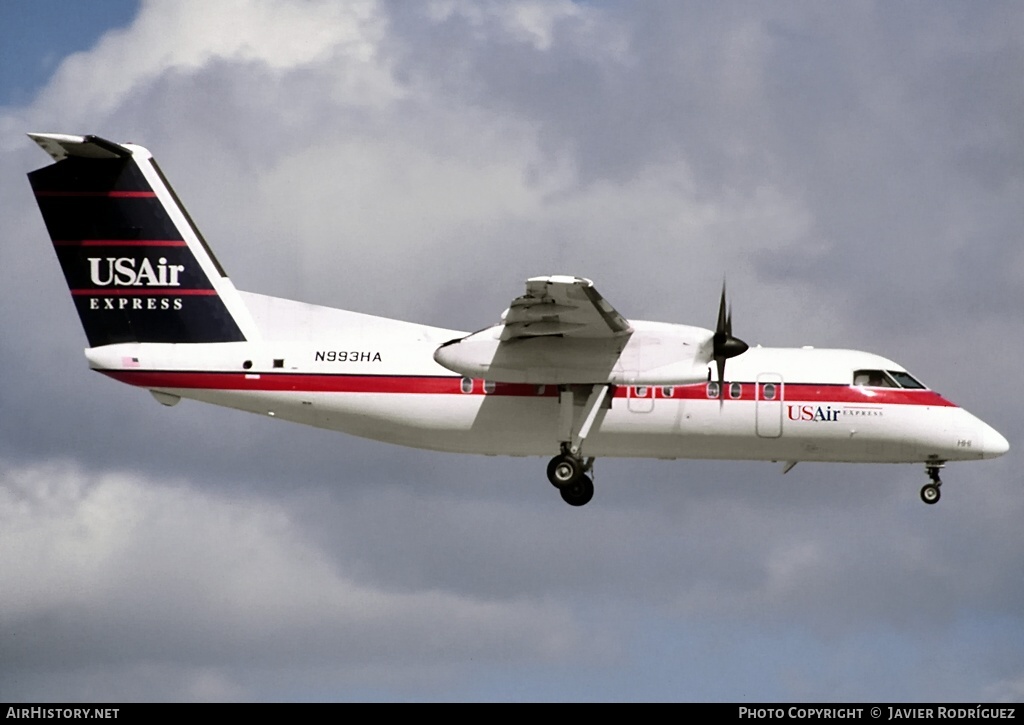 Aircraft Photo of N993HA | De Havilland Canada DHC-8-202 Dash 8 | USAir Express | AirHistory.net #626353