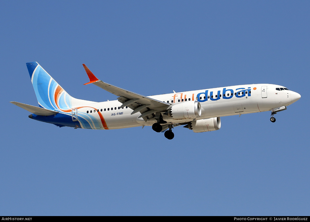 Aircraft Photo of A6-FMF | Boeing 737-8 Max 8 | Flydubai | AirHistory.net #626360