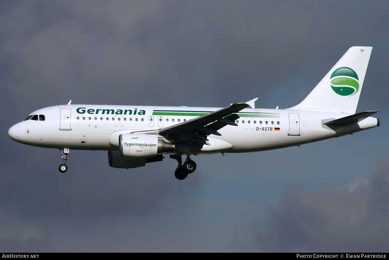 Aircraft Photo of D-ASTR | Airbus A319-112 | Germania | AirHistory.net #626368