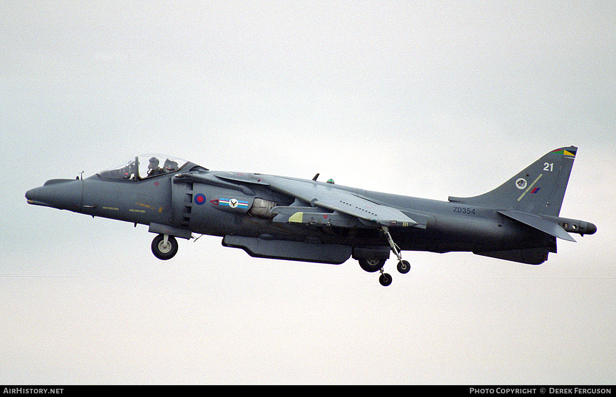 Aircraft Photo of ZD354 | British Aerospace Harrier GR5 | UK - Air Force | AirHistory.net #626387