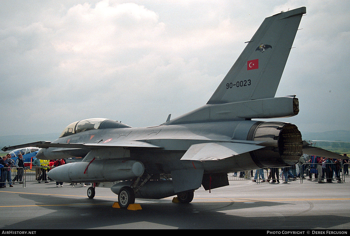 Aircraft Photo of 90-0023 | General Dynamics F-16D Fighting Falcon | Turkey - Air Force | AirHistory.net #626392