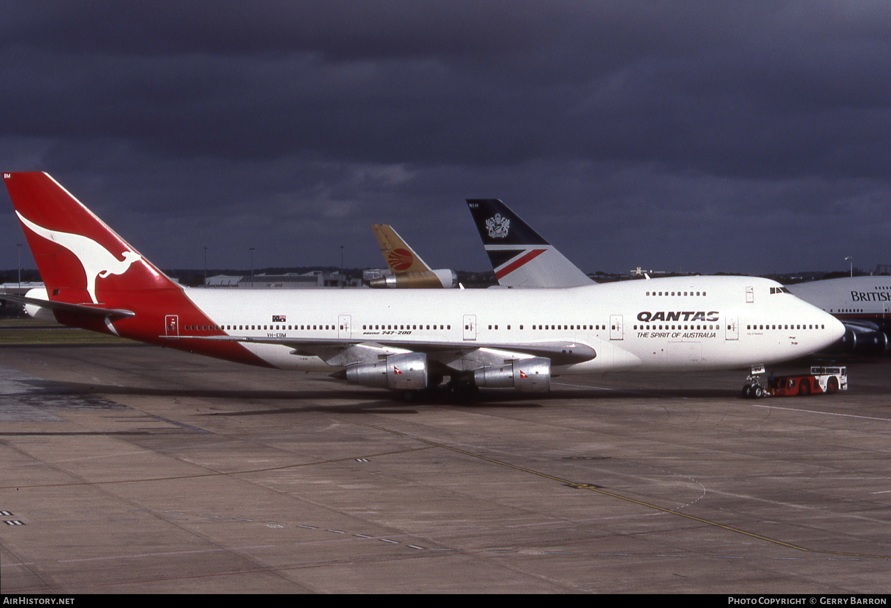 Aircraft Photo of VH-EBM | Boeing 747-238B | Qantas | AirHistory.net #626402