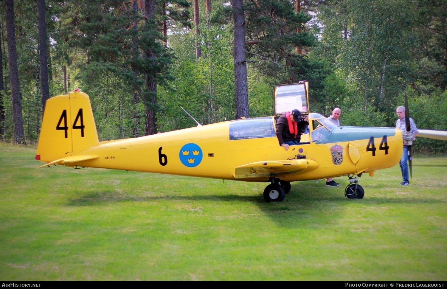 Aircraft Photo of SE-IGM / 50044 | Saab 91B Safir | Sweden - Air Force | AirHistory.net #626431