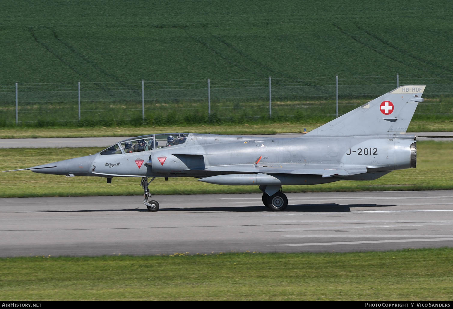 Aircraft Photo of HB-RDF / J-2012 | Dassault Mirage IIIDS | Switzerland - Air Force | AirHistory.net #626440