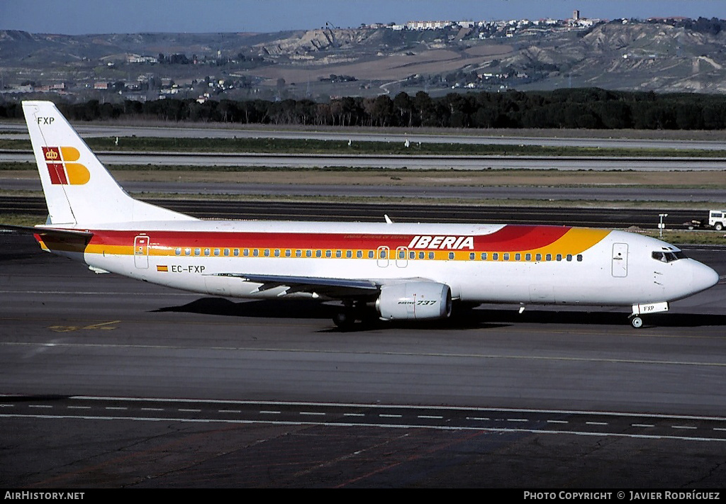 Aircraft Photo of EC-FXP | Boeing 737-4Q8 | Iberia | AirHistory.net #626456