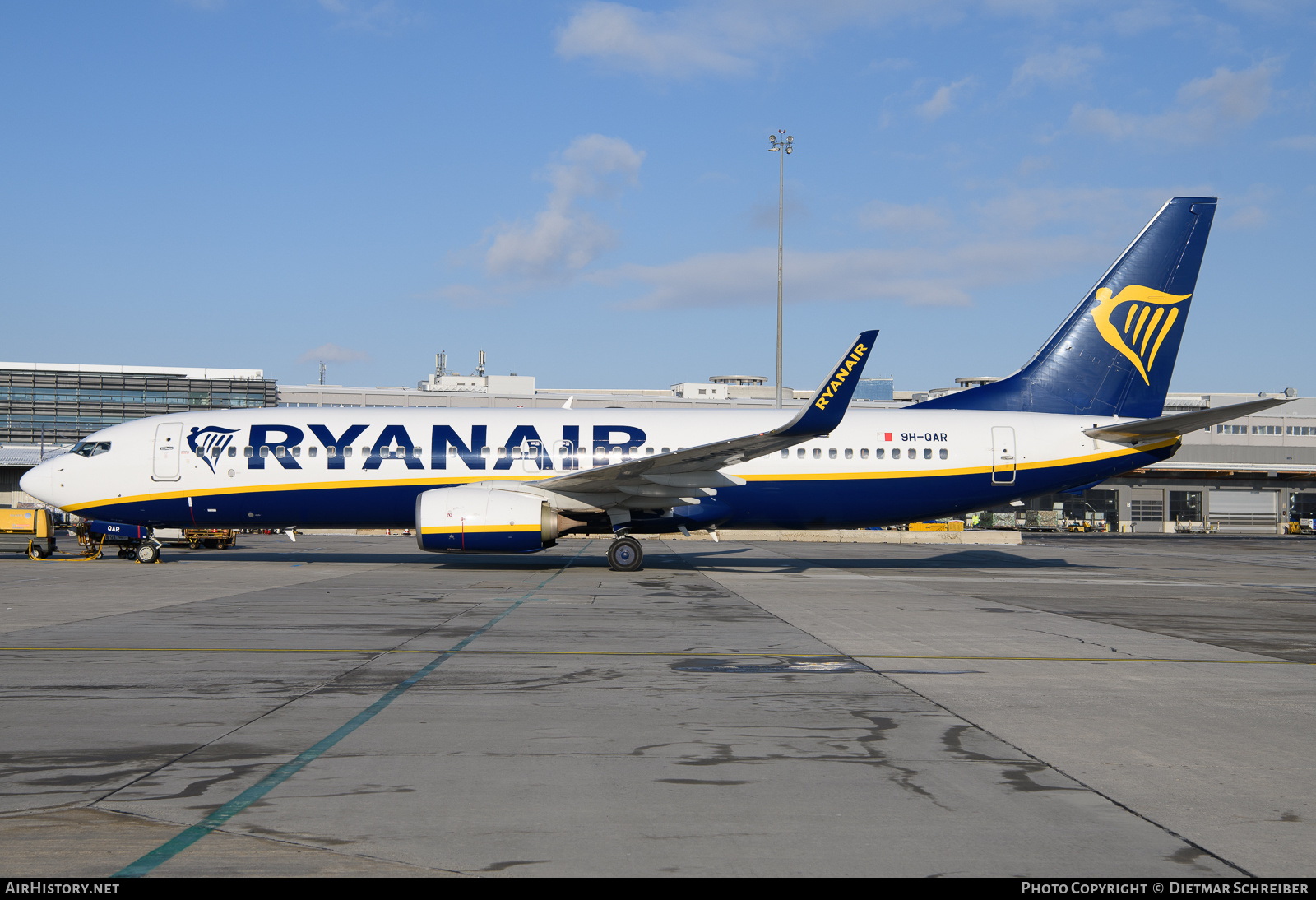 Aircraft Photo of 9H-QAR | Boeing 737-8AS | Ryanair | AirHistory.net #626461