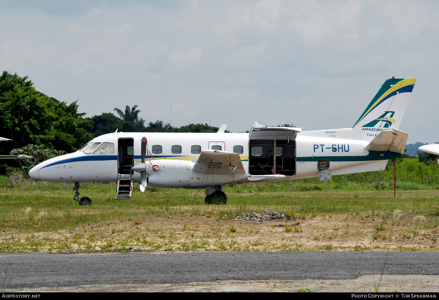 Aircraft Photo of PT-SHU | Embraer EMB-110P1 Bandeirante | Amazonaves Táxi Aéreo | AirHistory.net #626466