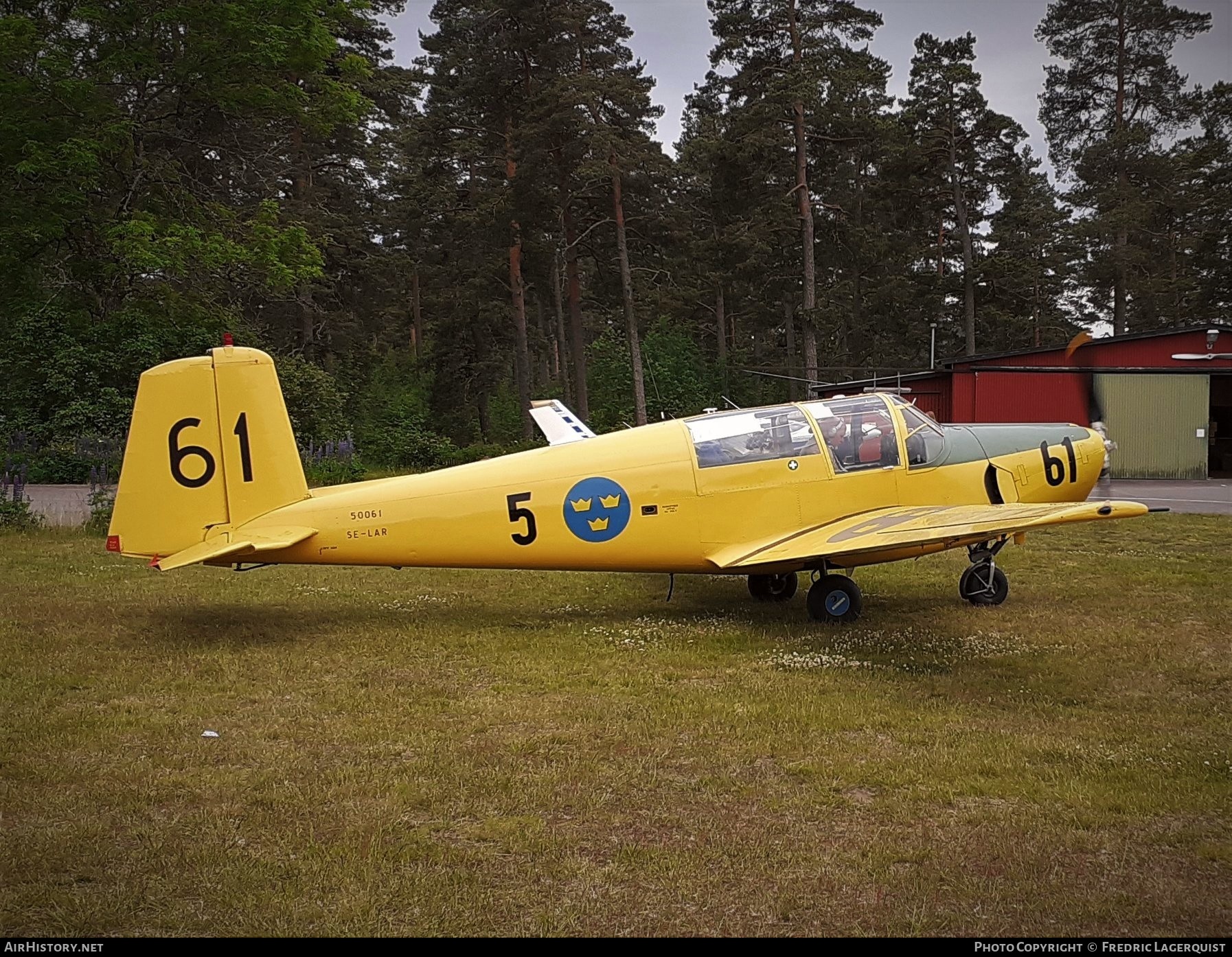 Aircraft Photo of SE-LAR / 50061 | Saab 91B Safir | Sweden - Air Force | AirHistory.net #626484