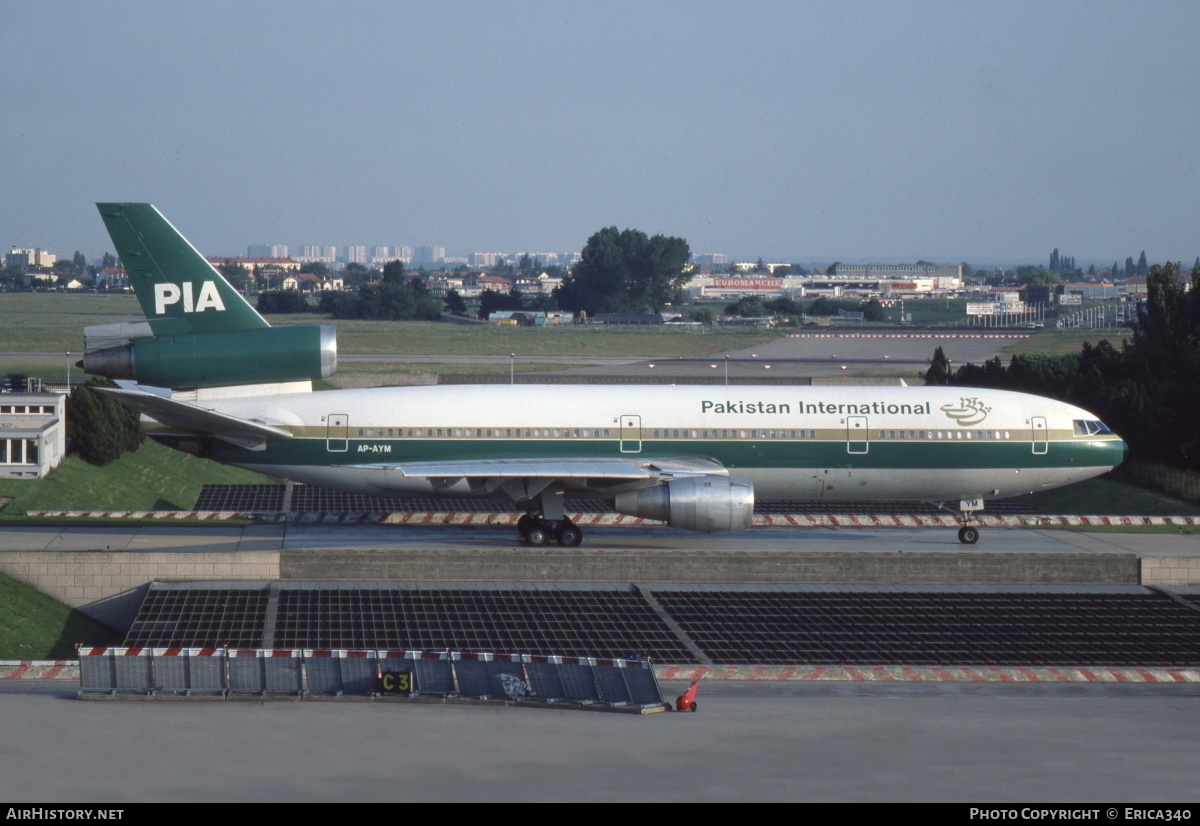Aircraft Photo of AP-AYM | McDonnell Douglas DC-10-30 | Pakistan International Airlines - PIA | AirHistory.net #626498