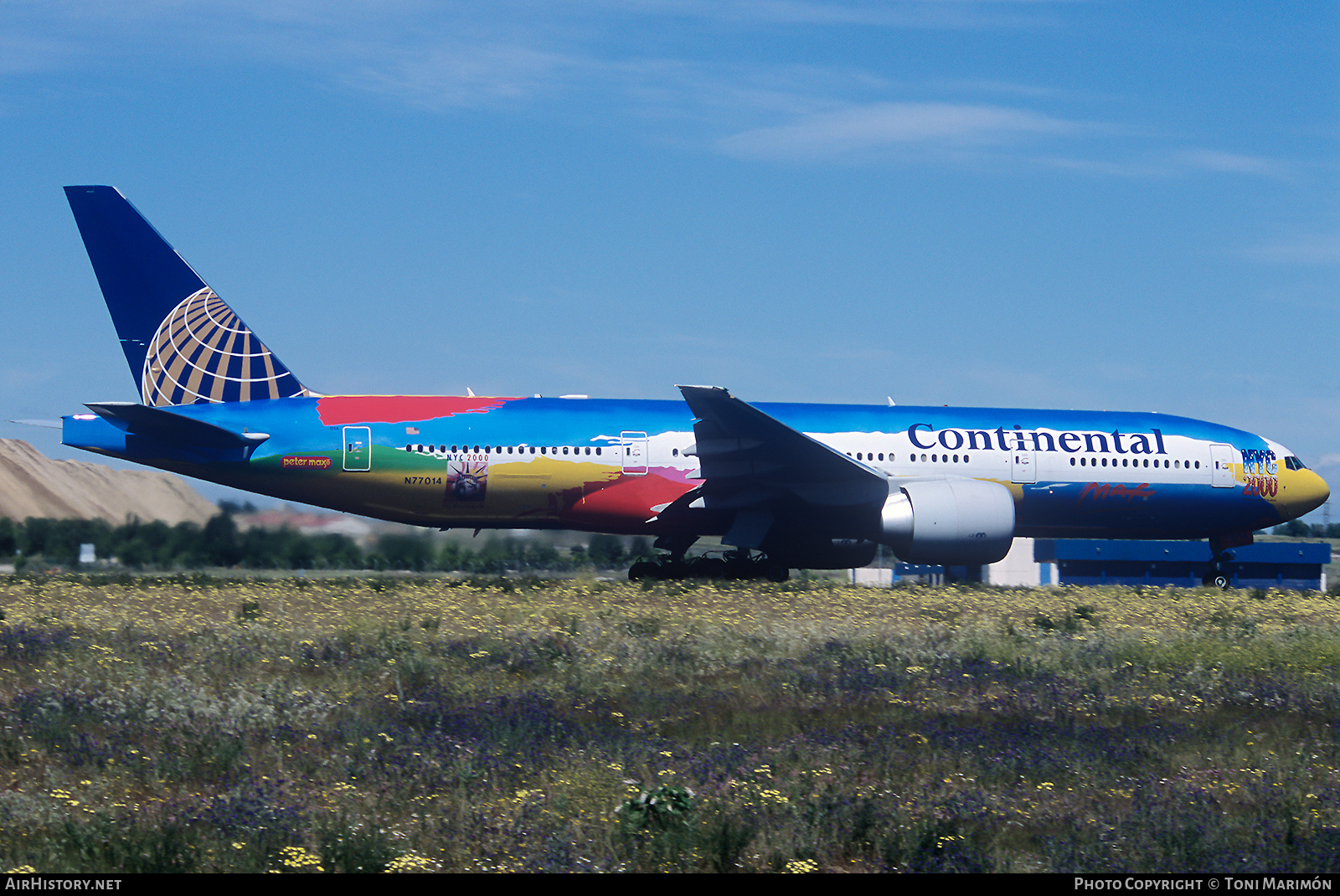 Aircraft Photo of N77014 | Boeing 777-224/ER | Continental Airlines | AirHistory.net #626513