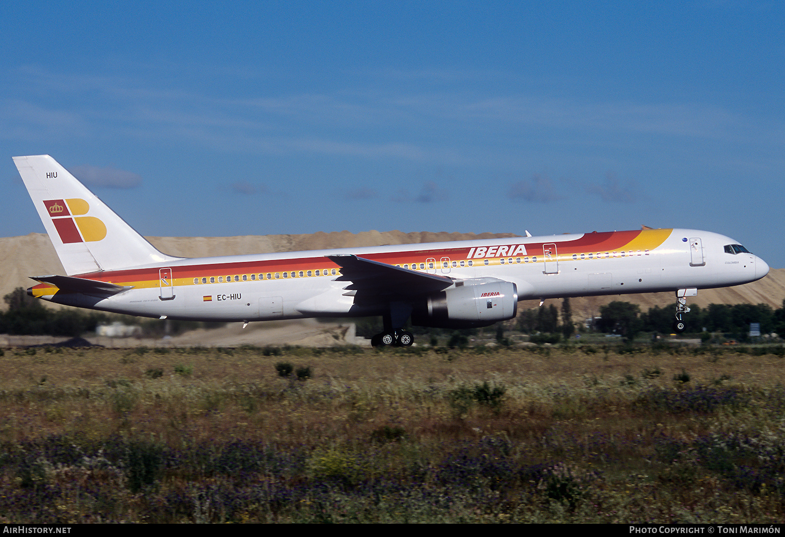 Aircraft Photo of EC-HIU | Boeing 757-236 | Iberia | AirHistory.net #626516