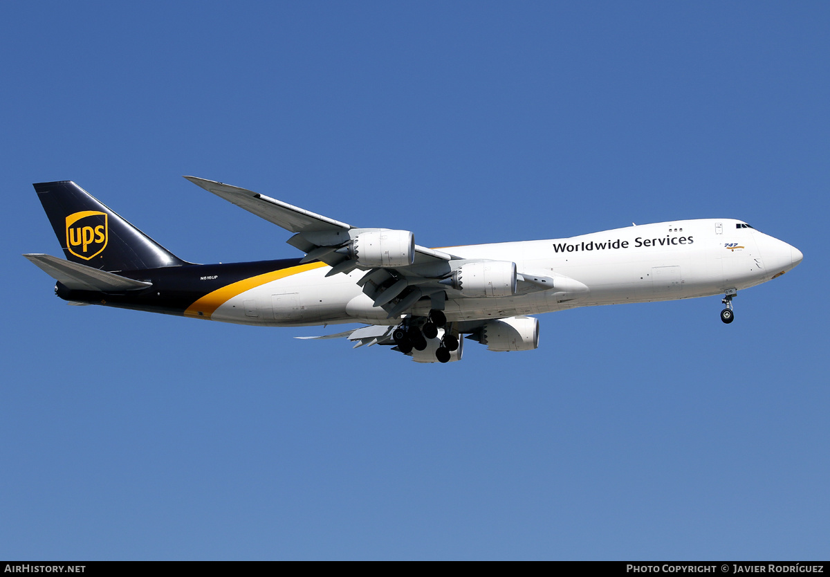 Aircraft Photo of N616UP | Boeing 747-8F | United Parcel Service - UPS | AirHistory.net #626517