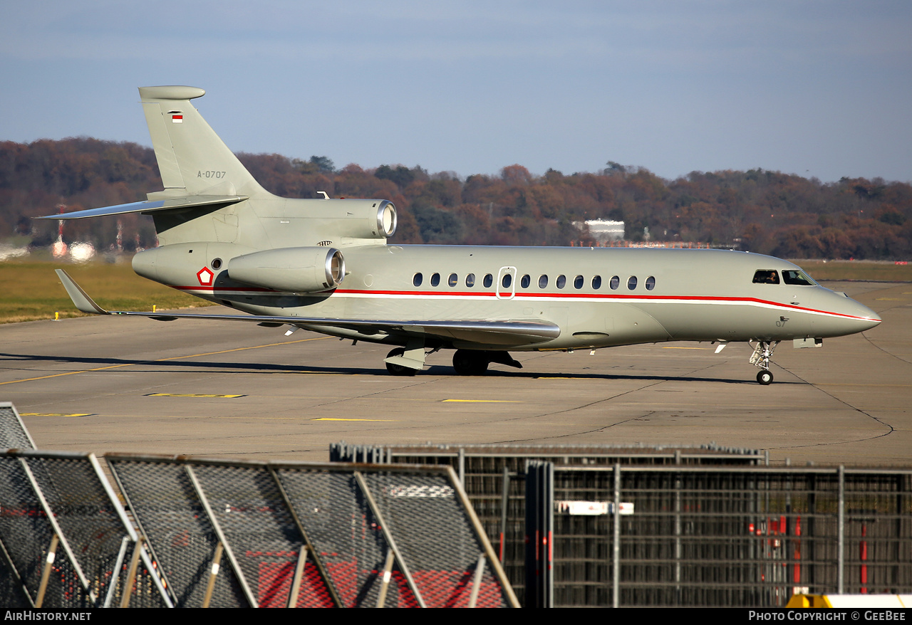 Aircraft Photo of A-0707 | Dassault Falcon 7X | AirHistory.net #626523