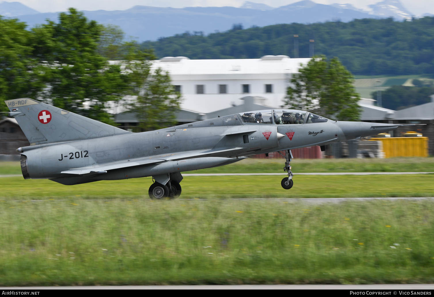 Aircraft Photo of HB-RDF / J-2012 | Dassault Mirage IIIDS | Switzerland - Air Force | AirHistory.net #626530