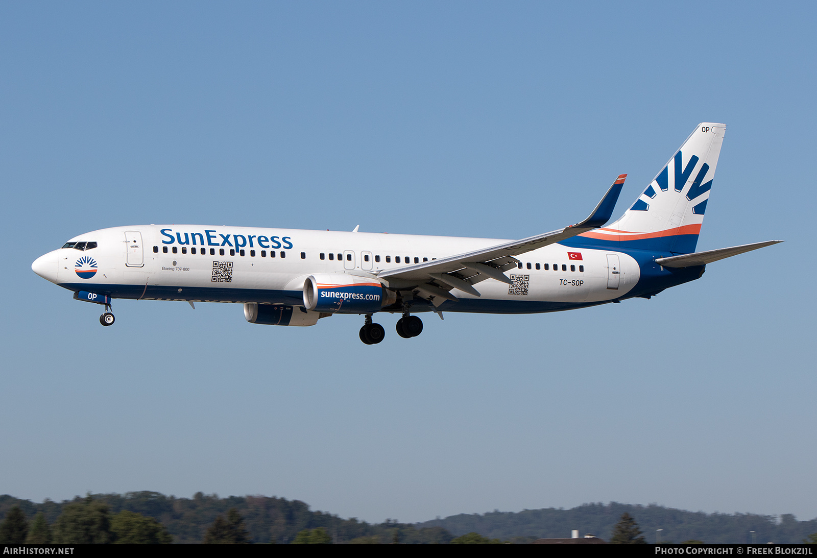 Aircraft Photo of TC-SOP | Boeing 737-8AS | SunExpress | AirHistory.net #626539