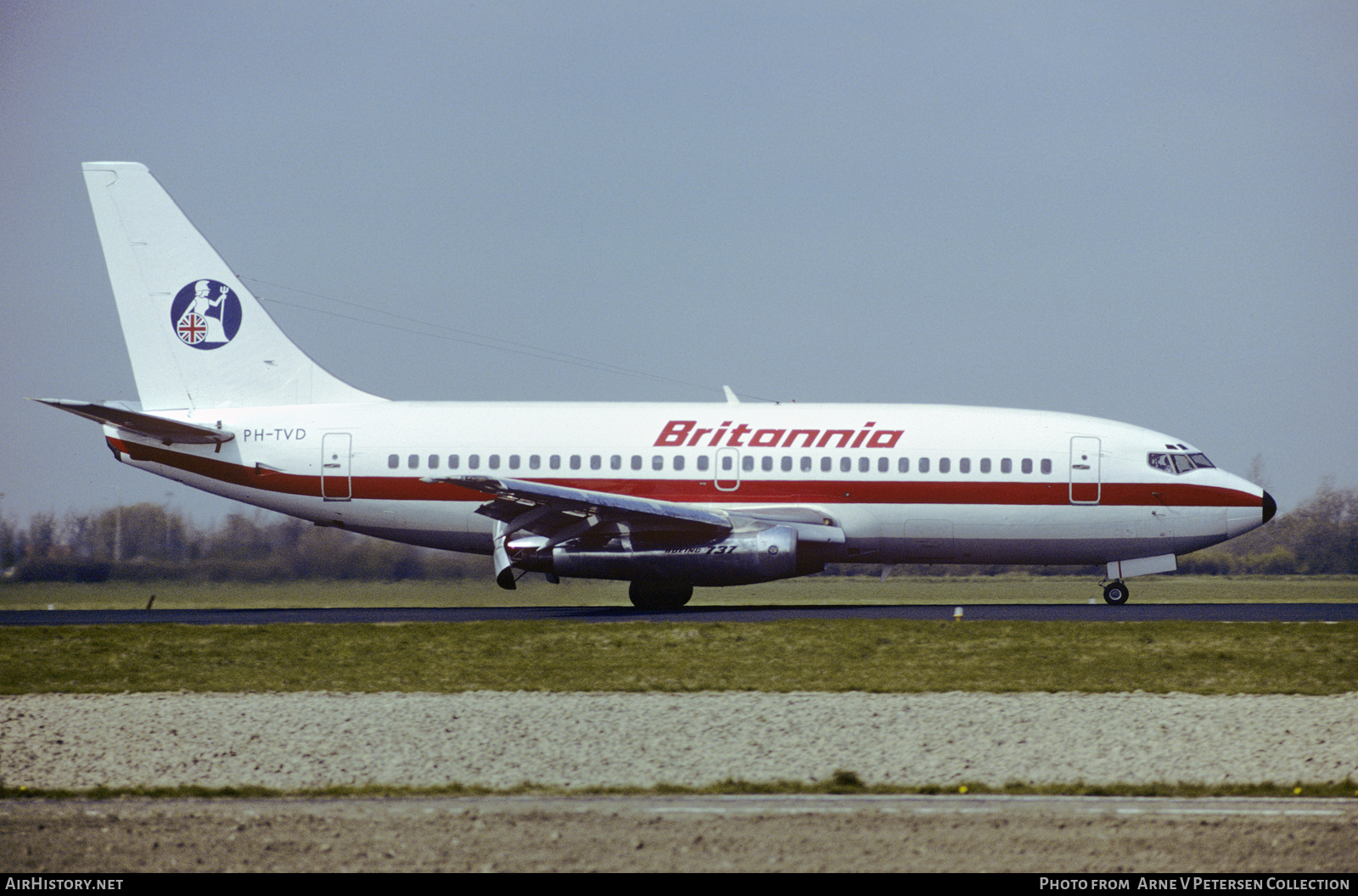 Aircraft Photo of PH-TVD | Boeing 737-2K2C/Adv | Britannia Airways | AirHistory.net #626540