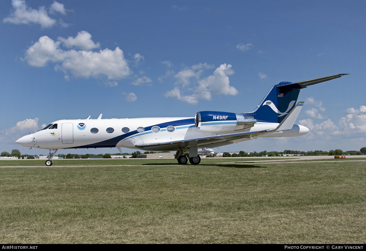 Aircraft Photo of N49RF | Gulfstream Aerospace G-IV Gulfstream IV-SP | NOAA - National Oceanic and Atmospheric Administration | AirHistory.net #626547
