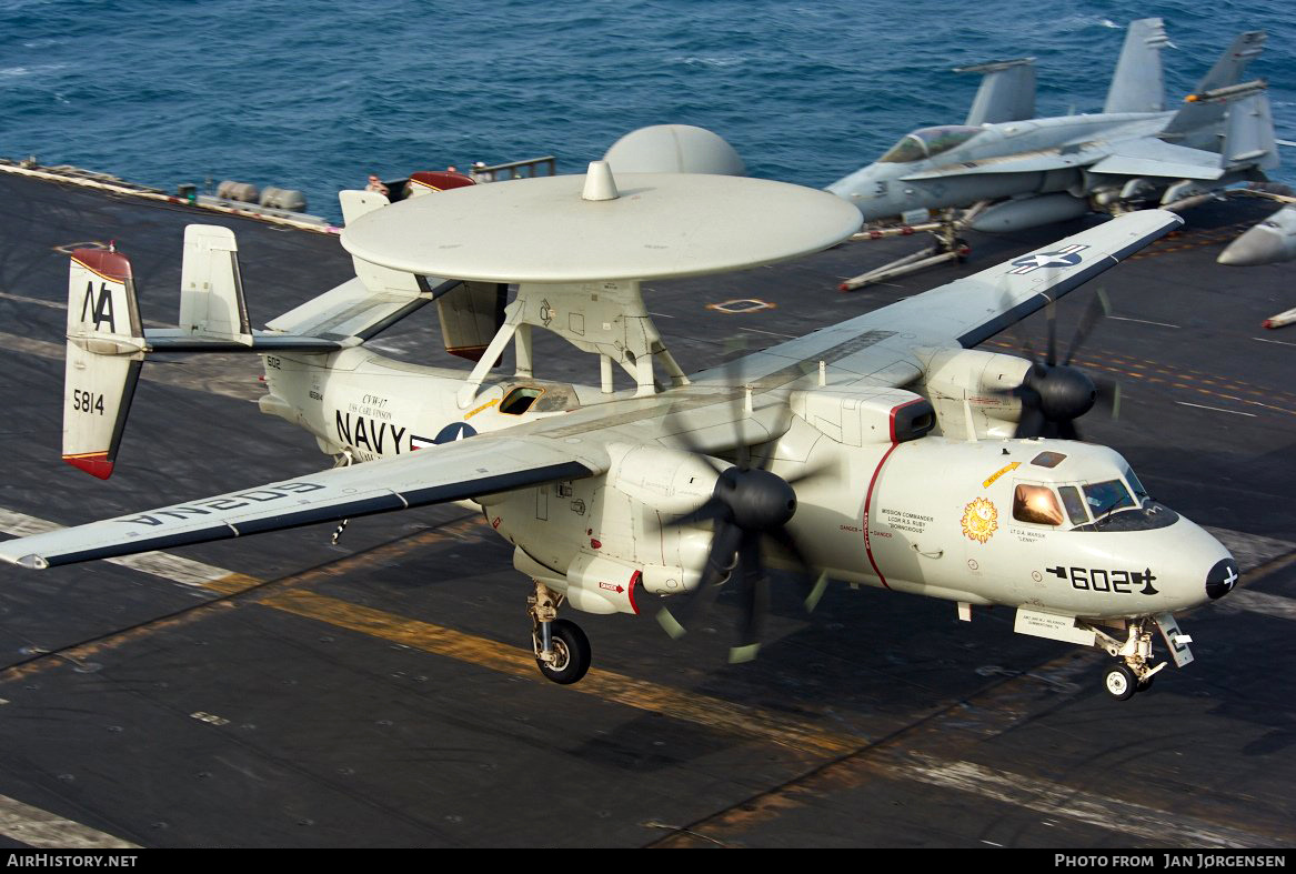 Aircraft Photo of 165814 | Grumman E-2C Hawkeye | USA - Navy | AirHistory.net #626564