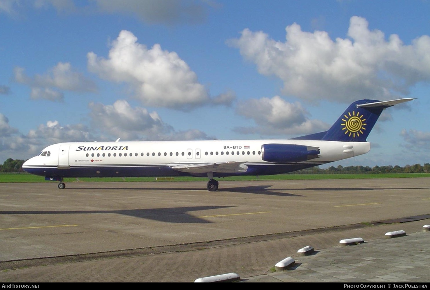 Aircraft Photo of 9A-BTD | Fokker 100 (F28-0100) | SunAdria Airlines | AirHistory.net #626626