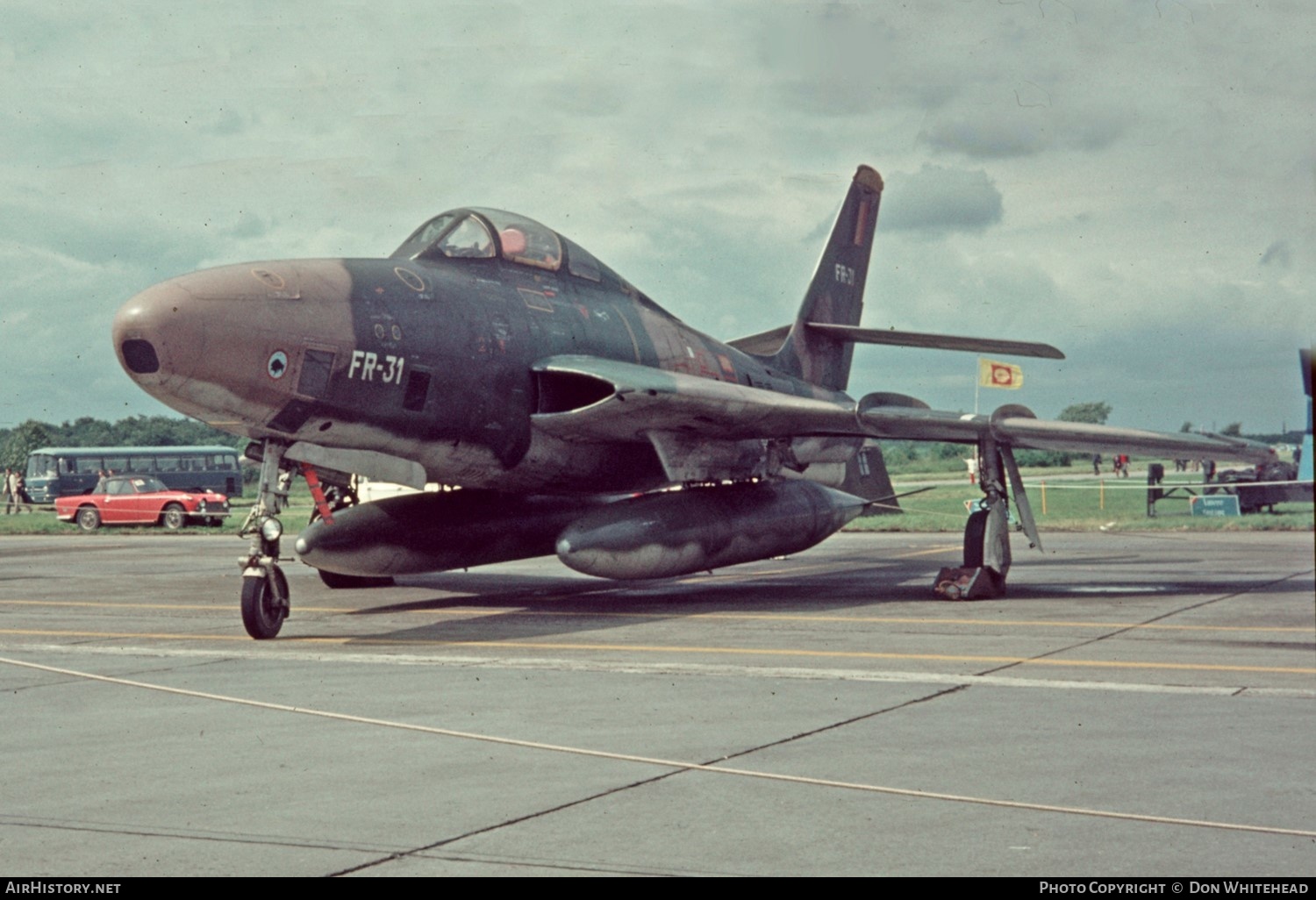 Aircraft Photo of FR-31 | Republic RF-84F Thunderflash | Belgium - Air Force | AirHistory.net #626640