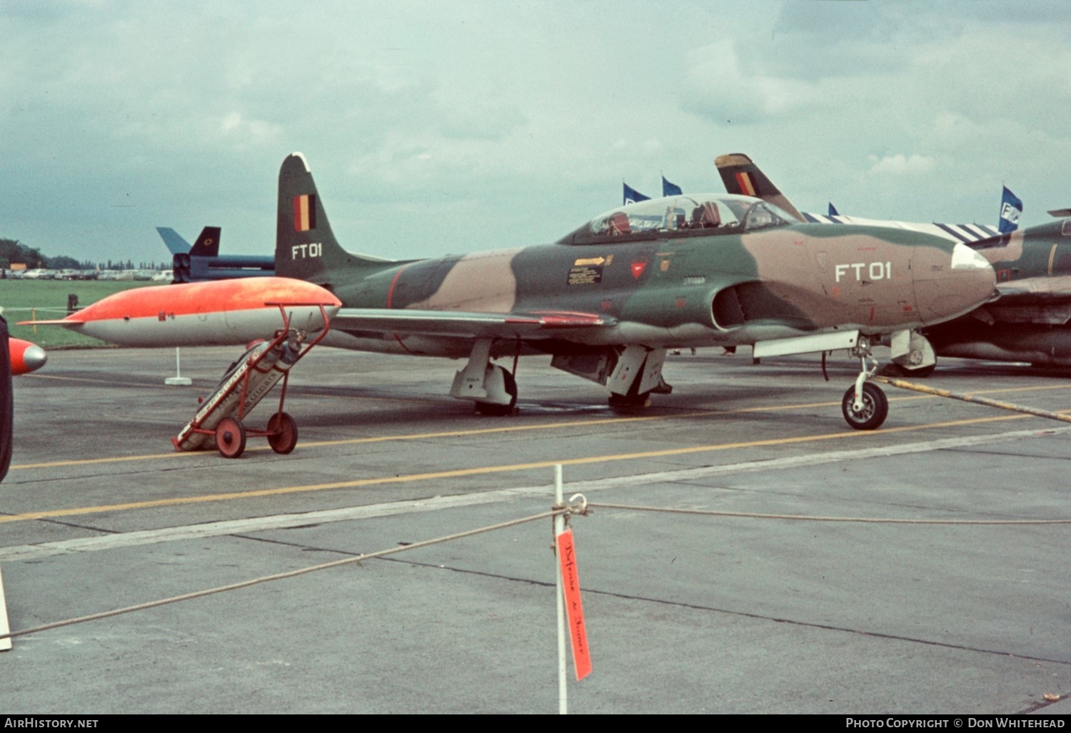 Aircraft Photo of FT01 | Lockheed T-33A | Belgium - Air Force | AirHistory.net #626645
