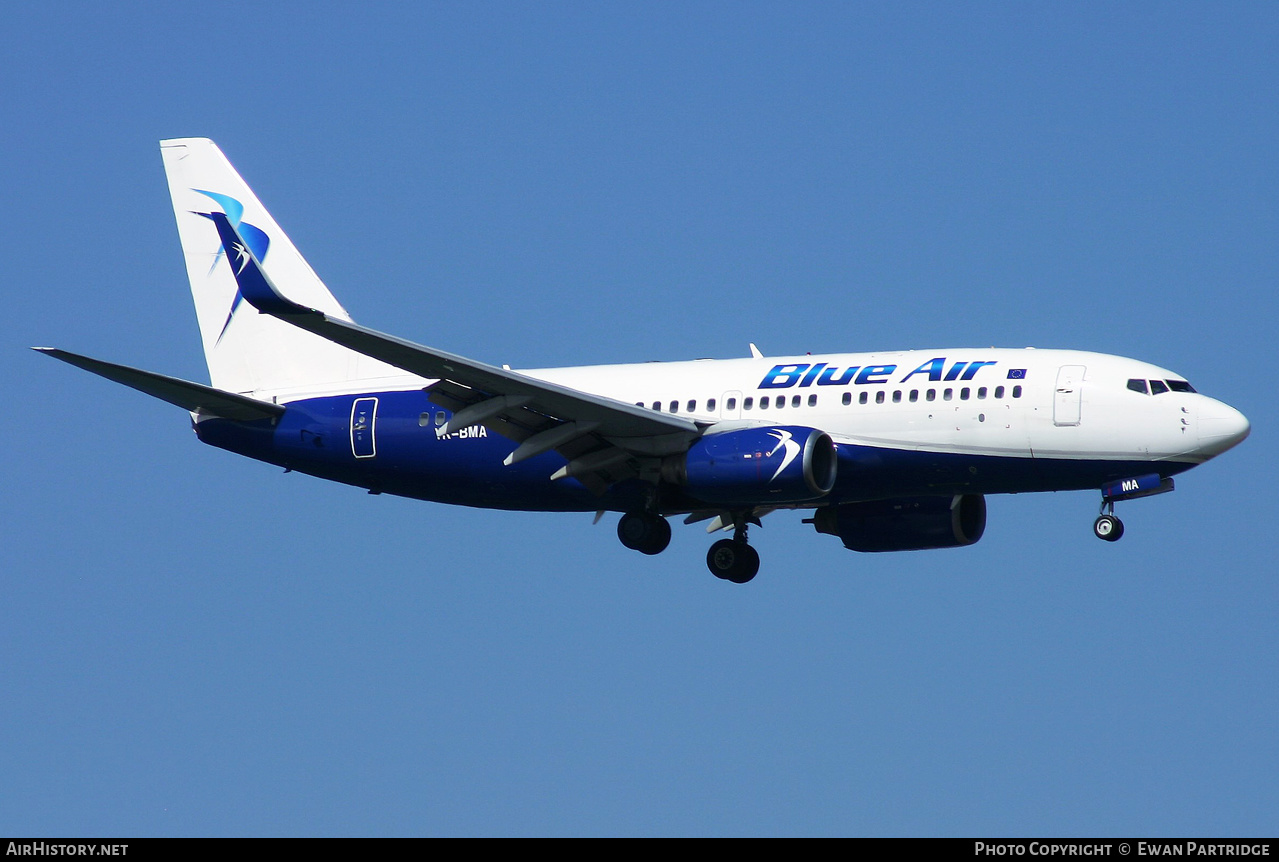 Aircraft Photo of YR-BMA | Boeing 737-79P | Blue Air | AirHistory.net #626654