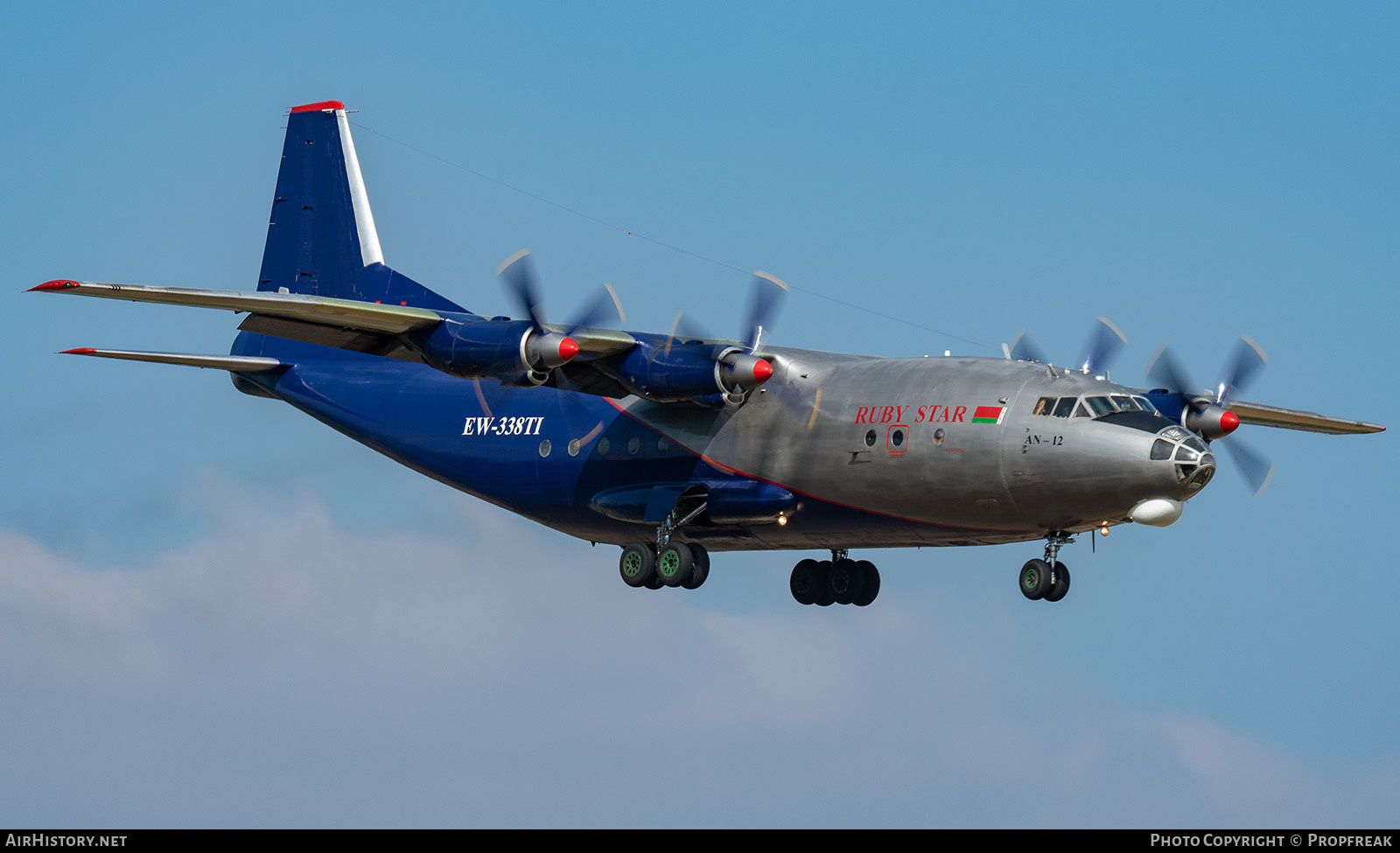 Aircraft Photo of EW-338TI | Antonov An-12BP | Ruby Star Airways | AirHistory.net #626659