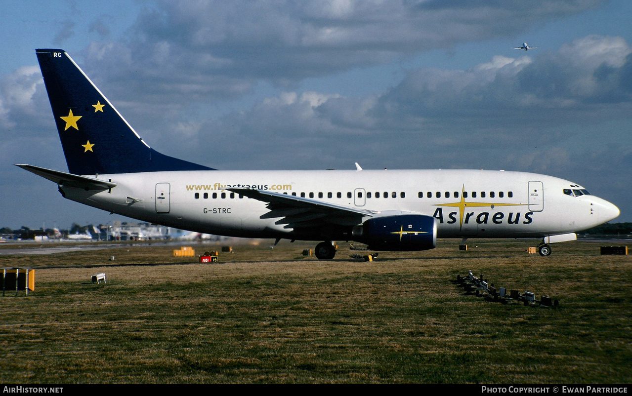Aircraft Photo of G-STRC | Boeing 737-7BX | Astraeus Airlines | AirHistory.net #626692