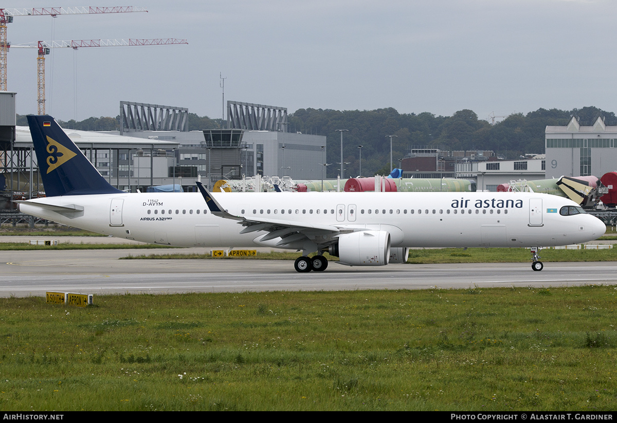 Aircraft Photo of D-AVYM | Airbus A321-271NXLR | Air Astana | AirHistory.net #626696