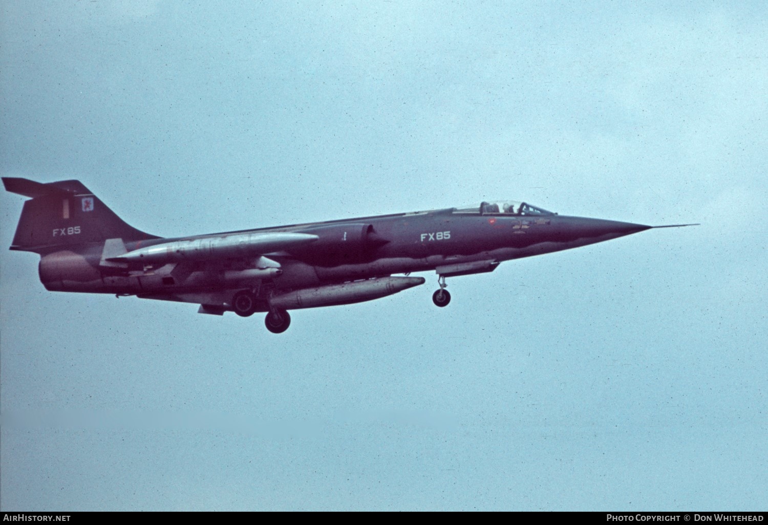 Aircraft Photo of FX85 | Lockheed F-104G Starfighter | Belgium - Air Force | AirHistory.net #626700