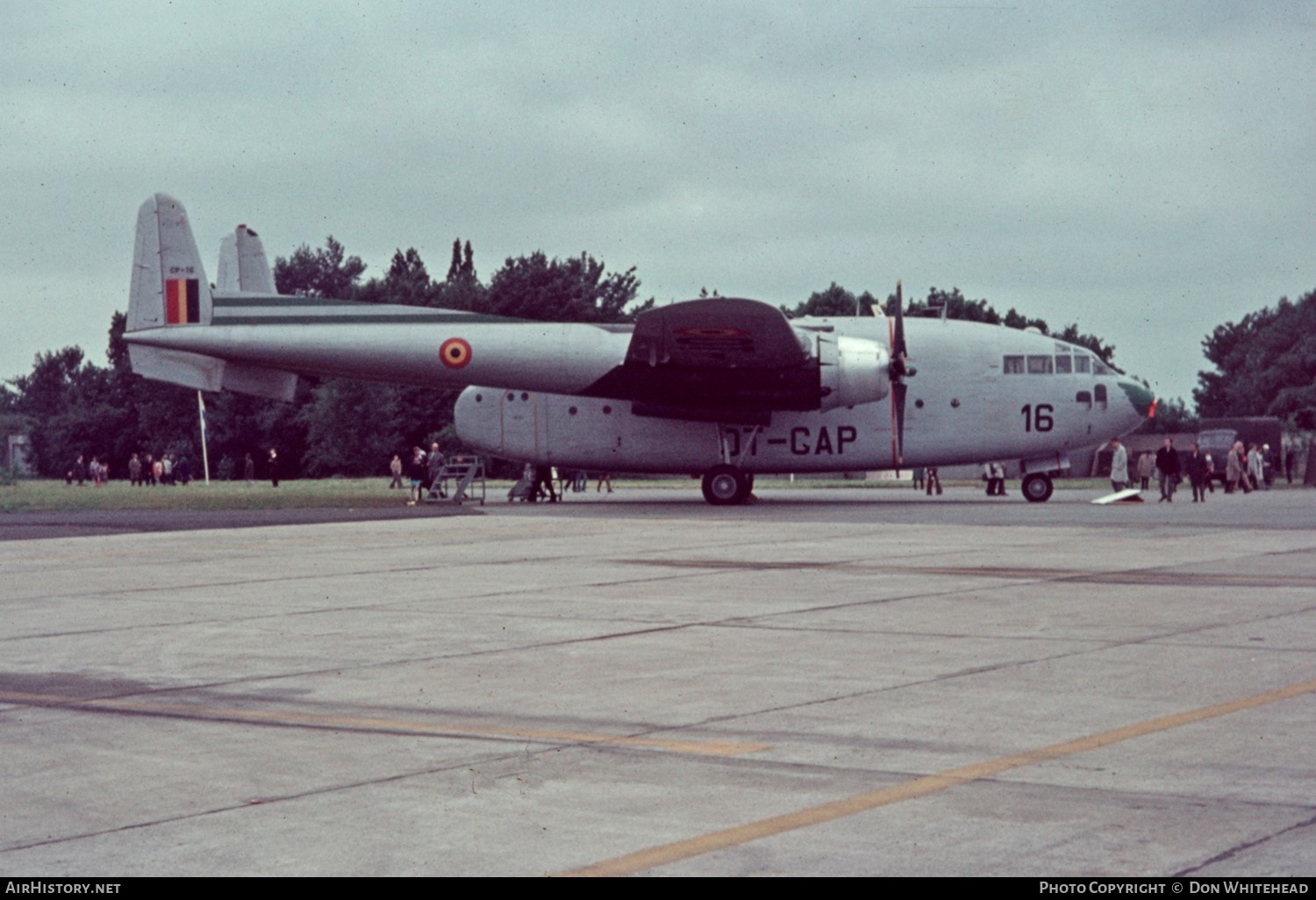 Aircraft Photo of CP-16 | Fairchild C-119G Flying Boxcar | Belgium - Air Force | AirHistory.net #626703