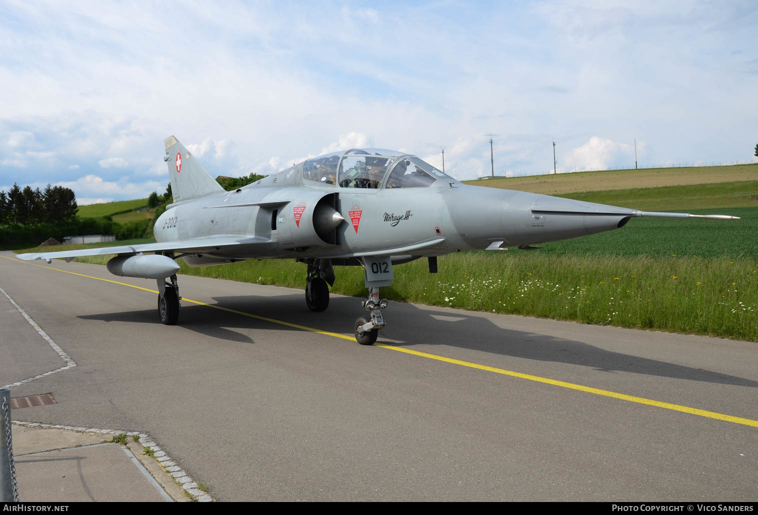 Aircraft Photo of HB-RDF / J-2012 | Dassault Mirage IIIDS | Switzerland - Air Force | AirHistory.net #626704