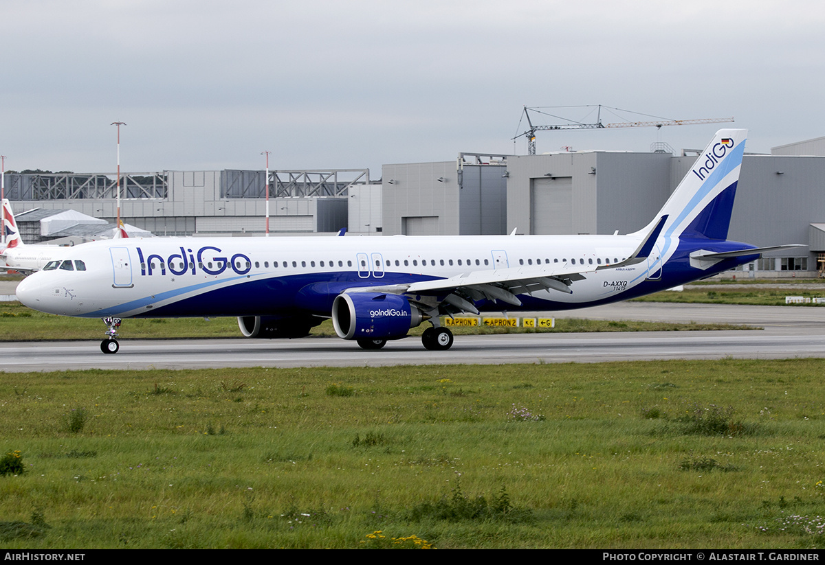 Aircraft Photo of D-AXXQ | Airbus A321-251NX | IndiGo | AirHistory.net #626726