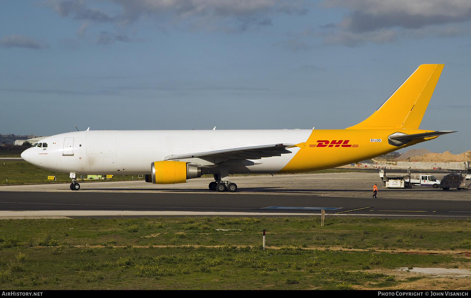 Aircraft Photo of EI-LDD | Airbus A300F4-605R | DHL International | AirHistory.net #626777