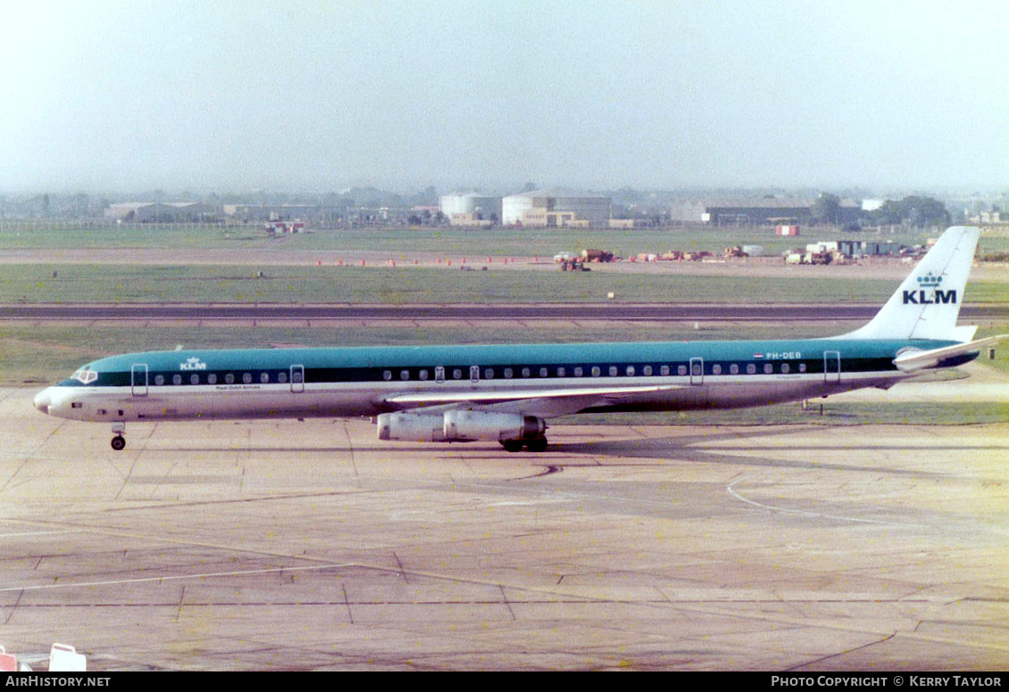 Aircraft Photo of PH-DEB | McDonnell Douglas DC-8-63 | KLM - Royal Dutch Airlines | AirHistory.net #626784