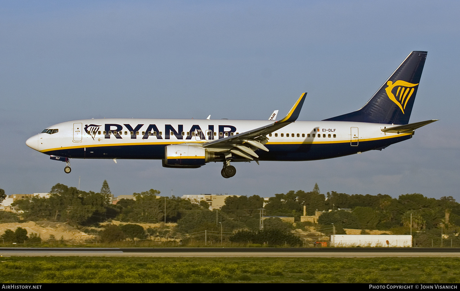 Aircraft Photo of EI-DLF | Boeing 737-8AS | Ryanair | AirHistory.net #626797