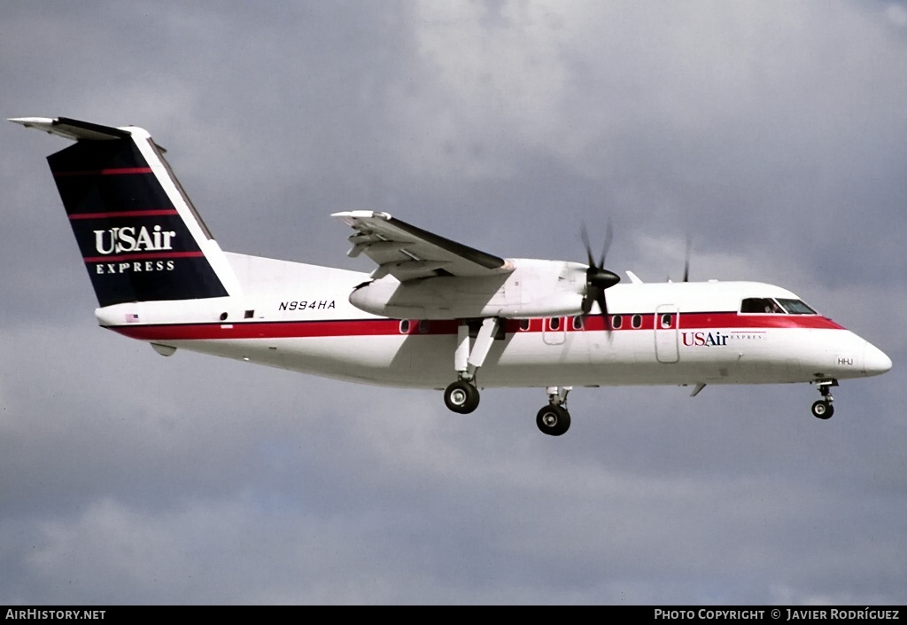 Aircraft Photo of N994HA | De Havilland Canada DHC-8-202 Dash 8 | USAir Express | AirHistory.net #626808