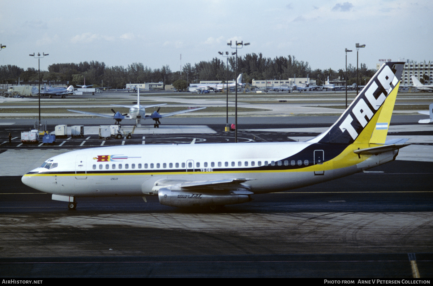 Aircraft Photo of YS-08C | Boeing 737-2A1/Adv | TACA - Transportes Aéreos Centro Americanos | AirHistory.net #626827