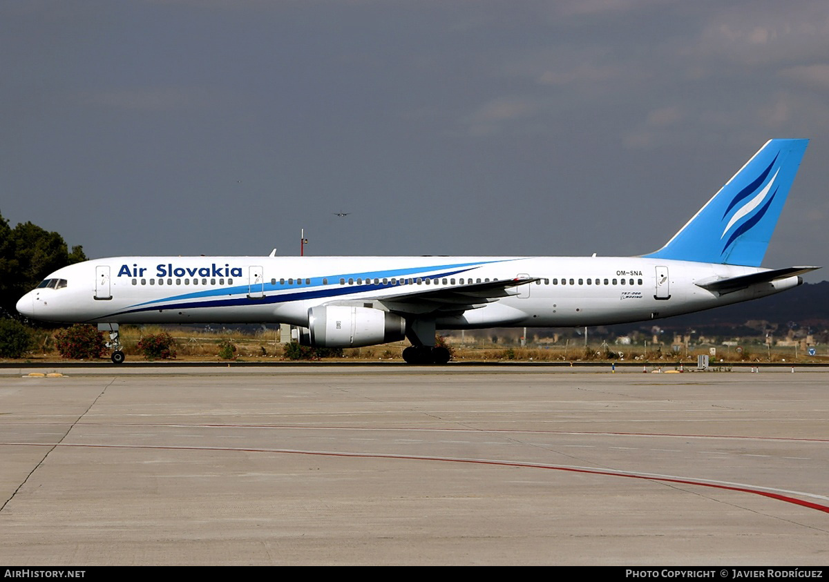 Aircraft Photo of OM-SNA | Boeing 757-27B | Air Slovakia | AirHistory.net #626828